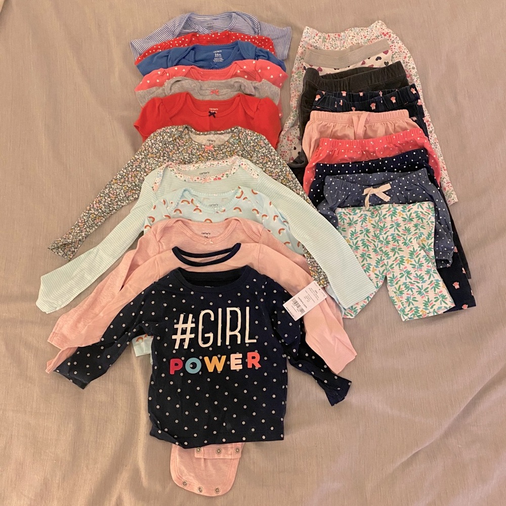 Lot of 24 month/2T girls clothes, 21 pieces!!